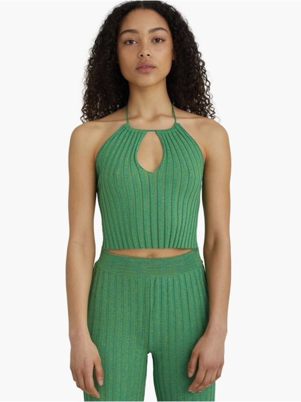 Paloma Wool Block Rib Top Green